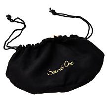 Soave Oro 14K Electroform Twisted Doorknocker Earrings