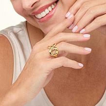 Soave Oro 14K Gold Electroform Chain Link Ring