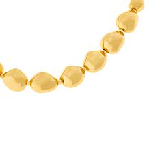 Soave Oro 14K Gold Electroform Nugget Necklace