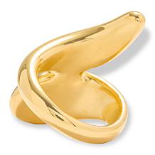 Soave Oro 14K Gold Electroform Polished Bypass Ring