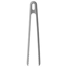 Soft Gray Silicone 5pc Kitchen Utensil Set with Rubber Handles