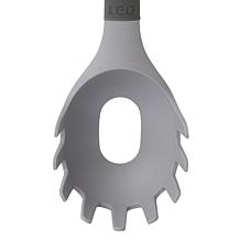 Soft Gray Silicone Kitchen Utensil Set with Rubber Handles