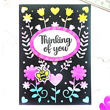 SOL 5x7 Floral Card Die Set
