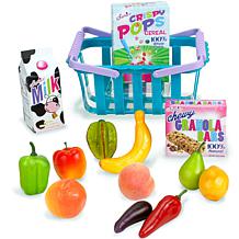 Sophia's by Teamson Kids 14pc Grocery Basket Food Set for 18'' Dolls