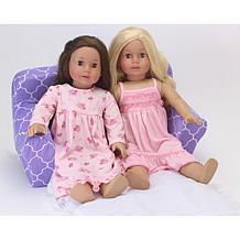 Sophia's by Teamson Kids Print Pull Out Sofa Double Bed for 18" Dolls