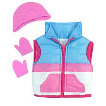 Sophia's by Teamson Kids Vest, Hat, Mittens & Tube Set for 18" Dolls