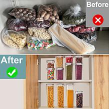 Sorbus 12pk Airtight Food Storage Containers w/Lids, Labels & Marker