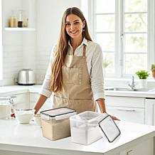 Sorbus 2pk (121 oz./15cups) Airtight Food Storage Containers w/Lids