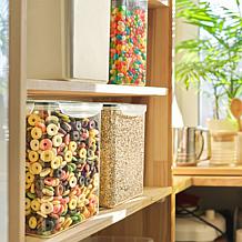 Sorbus 2pk Airtight Food Storage Containers with Lids, Labels & Marker
