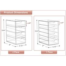 Sorbus 3-pk Makeup Organizer With 14 Drawers
