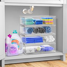Sorbus 4-Pack of Storage Containers with Pull-Out Drawers
