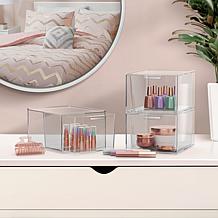 Sorbus Clear Stackable Makeup Organizer