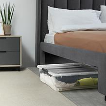 Sorbus Clear Underbed Storage Bin 40qt