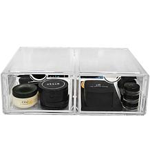 Sorbus Cosmetic Case with 2 Square Drawers