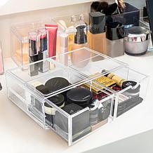 Sorbus Cosmetic Case with 2 Square Drawers