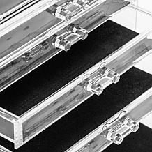 Sorbus Makeup and Jewelry Storage Case w/Top Tray (4 Lg/2 Sm Drawers)
