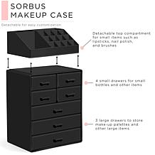 Sorbus Makeup Organizer, Brush Holder and Storage Drawers
