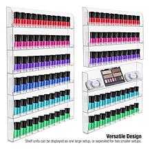Sorbus Nail Polish Wall Rack Display Holder