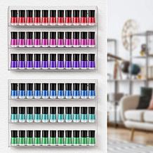 Sorbus Nail Polish Wall Rack Display Holder