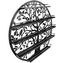 Sorbus Wall Mounted 5-Tier Nail Polish Rack Holder