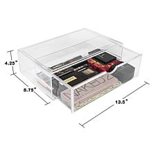 Sorbus XL Makeup Storage Case – Stackable & Interchangeable