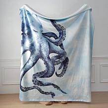 South Street Loft Oversized Octopus Printed Plush Throw