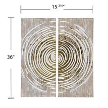 Southern Enterprises Acanthi Decorative Wall Panels – 2pc Set