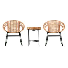 Southern Enterprises Alandhra Indoor/Outdoor 3pc Bistro Set