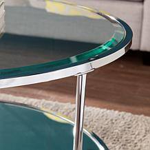 Southern Enterprises Carson Cocktail Table - Chrome
