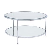 Southern Enterprises Carson Cocktail Table - Chrome