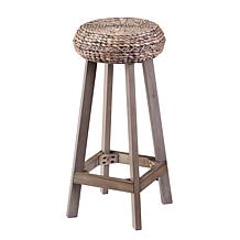 Southern Enterprises Drayton Round Water Hyacinth Stools 2-pack - 30"