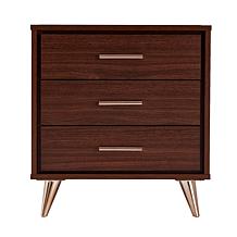 Southern Enterprises Ekstene Bedside Table - Walnut