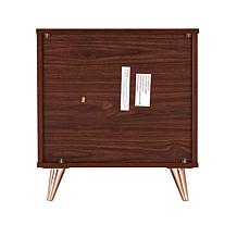 Southern Enterprises Ekstene Bedside Table - Walnut