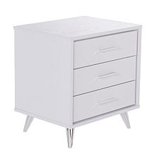 Southern Enterprises Ekstene Bedside Table - White