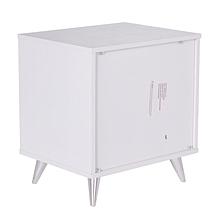 Southern Enterprises Ekstene Bedside Table - White