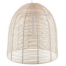 Southern Enterprises Formosa Rattan Pendant Lamp