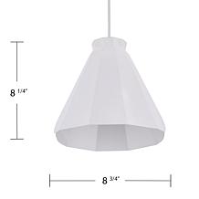Southern Enterprises Gallen Pendant Lamp - White