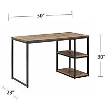 Southern Enterprises Garviston Reclaimed Wood Writing Desk Industrial