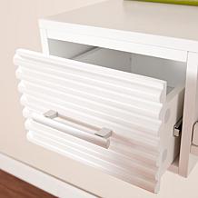 Southern Enterprises Jasper Wall Mount Desk - White
