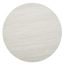 Southern Enterprises Jennly Round Faux Marble End Table - Champagne