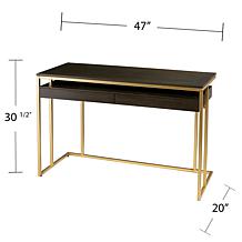 Southern Enterprises Kinlord Writing Desk w/ Storage