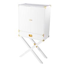 Southern Enterprises Leshire Tall Bar Cabinet with Storage