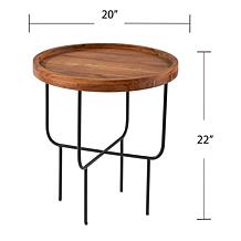 Southern Enterprises Marisdale Round End Table