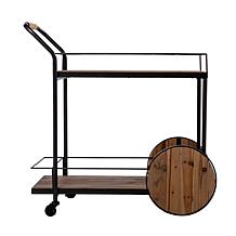 Southern Enterprises Mavden Reclaimed Wood Bar Cart