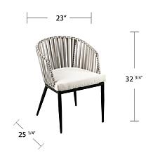 Southern Enterprises Melilani Outdoor Chairs w/ Cushions – 2pc Set