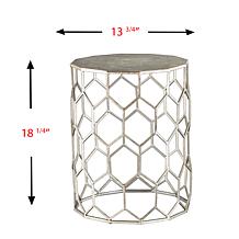 Southern Enterprises Mendie Metal Accent Table