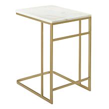 Southern Enterprises Oliver Marble C-Table