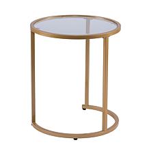 Southern Enterprises Opalyn 2-Piece Nesting Side Table Set - Gold