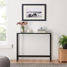 Southern Enterprises Pinsley Narrow Console Table - Black