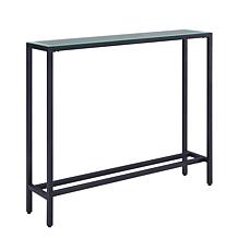 Southern Enterprises Pinsley Narrow Console Table - Gunmetal